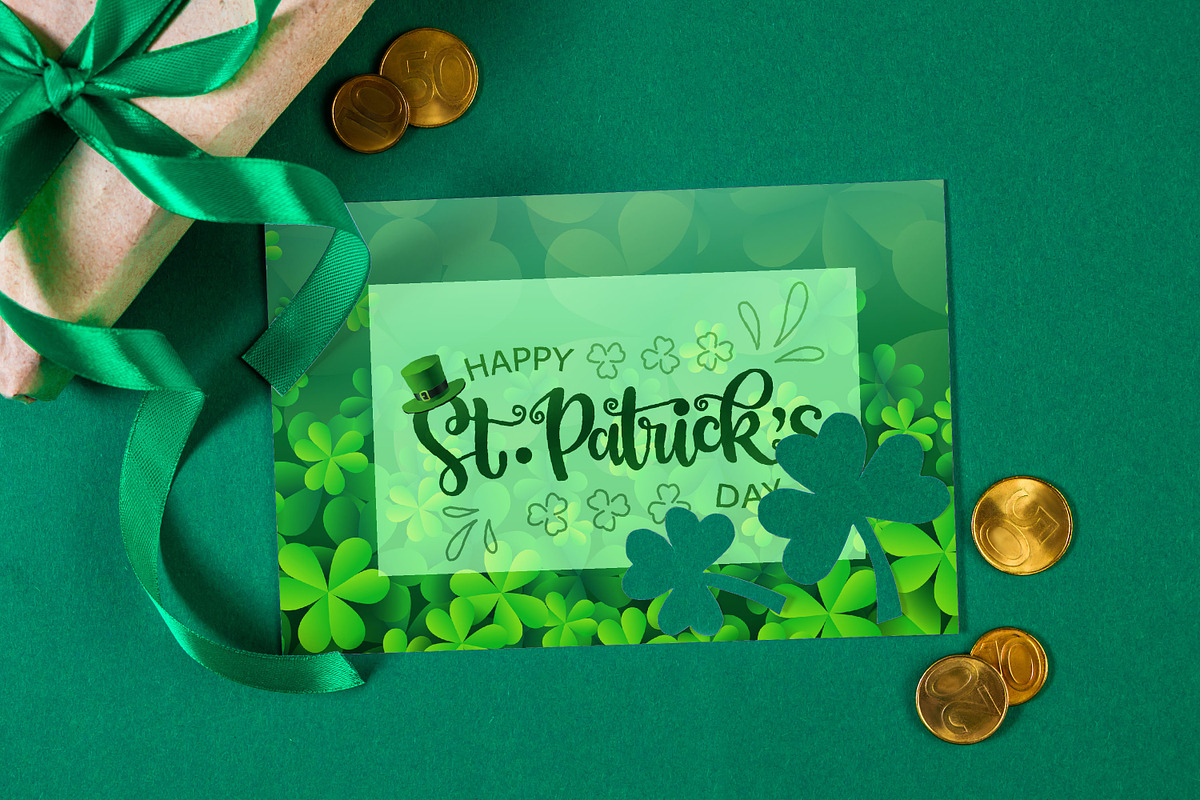 St Patricks Day Background, a Background Graphic by Digital Studio (Photo 2 of 5)