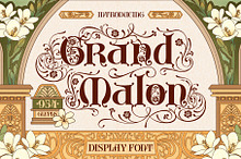 Grand Malon Typeface