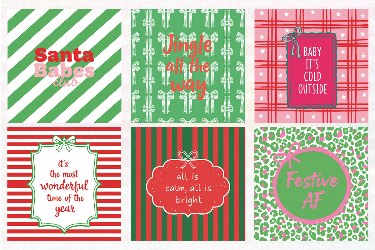 Christmas Quote PNG Bundle, an Illustration by CreationArt (Photo 2 of 4)