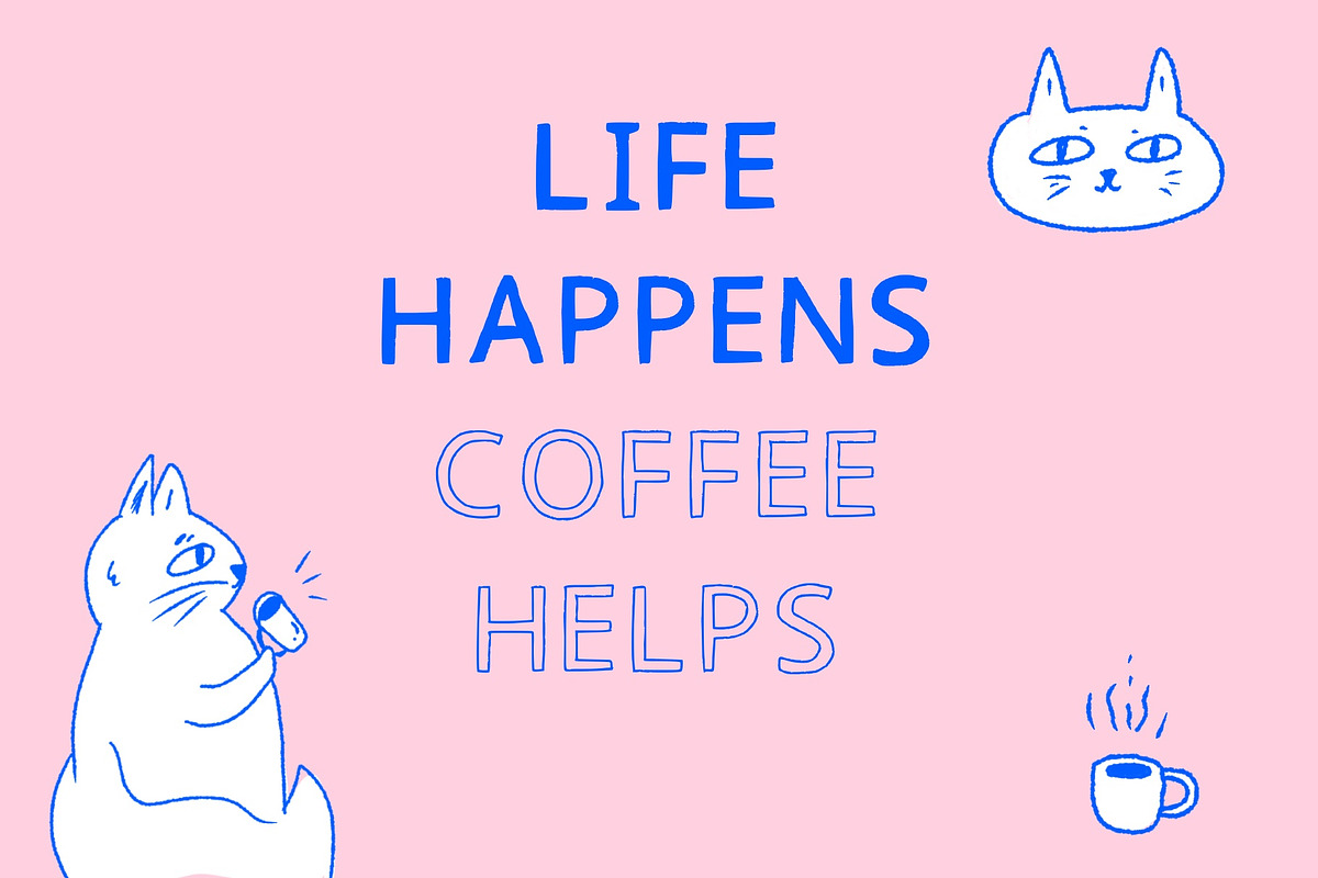 COFFEE TIME - font duo, a Sans Serif Font by Ashiya Pixel (Photo 8 of 8)