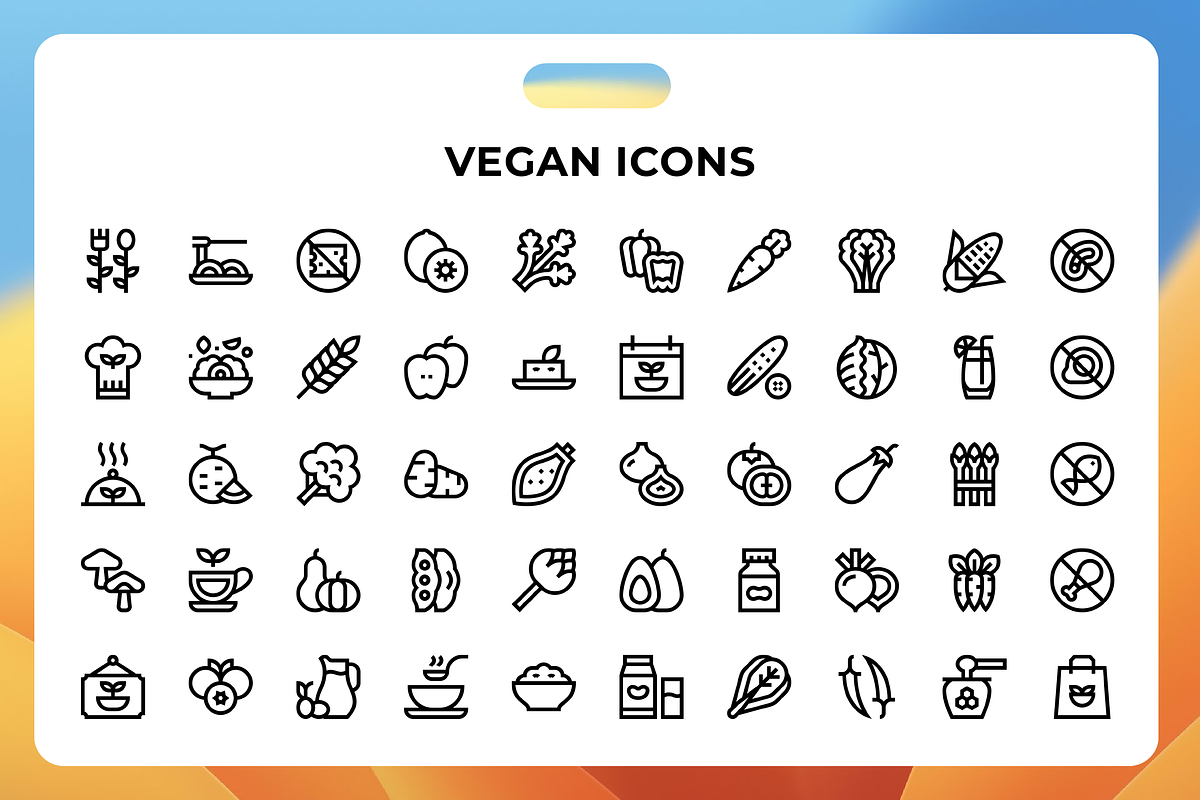 Vegan Icons, an Icon by Wencory