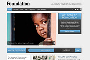 Foundation Nonprofit WordPress Theme, a WordPress Template by Organized Themes (Thumbnail 1 of 4)