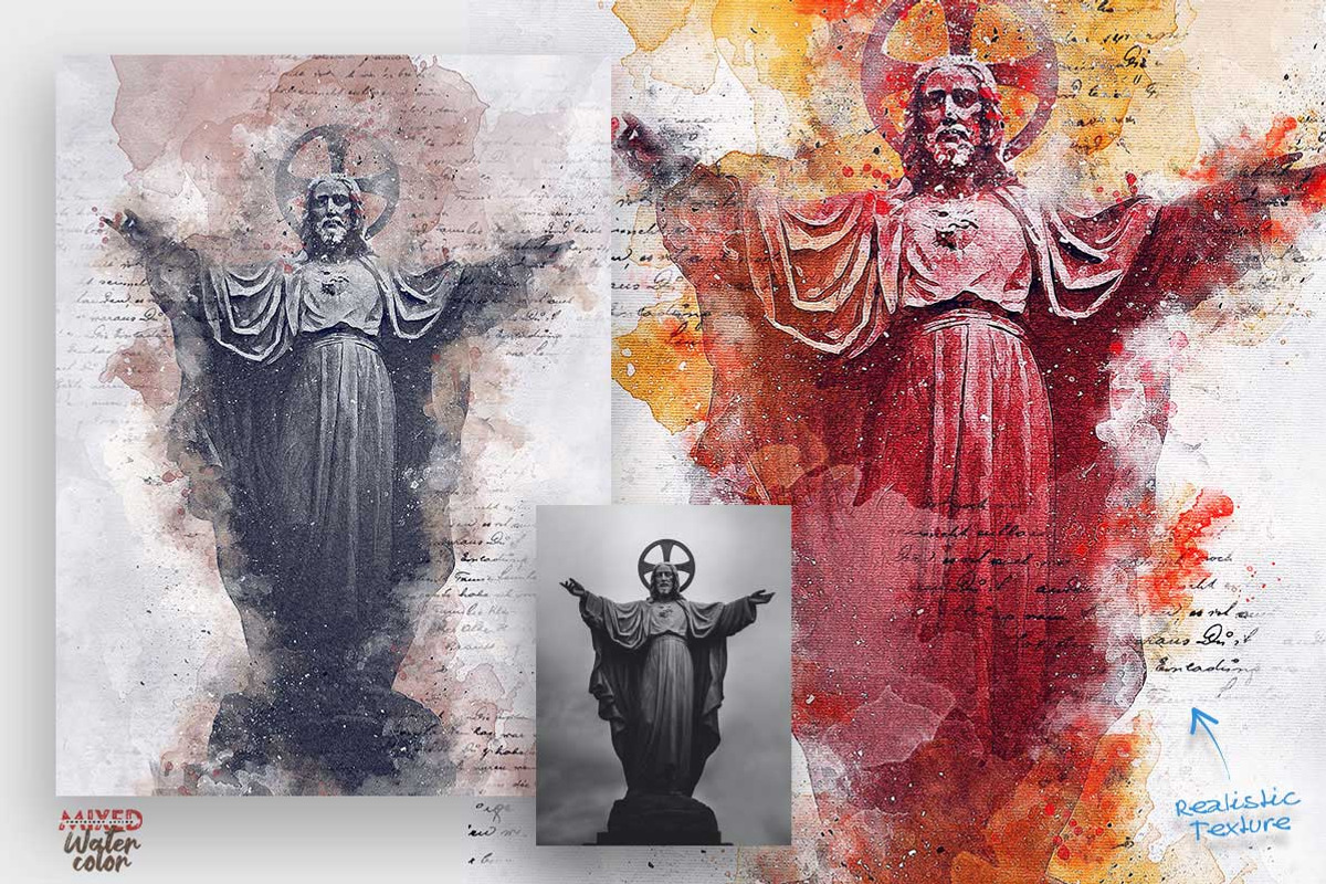 Exotic Canvas PS Actions Bundel, an Action Add-On by Amorjesu.com (Photo 65 of 104)