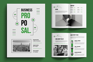 Business Proposal Design, a Brochure Template by MightyDesign