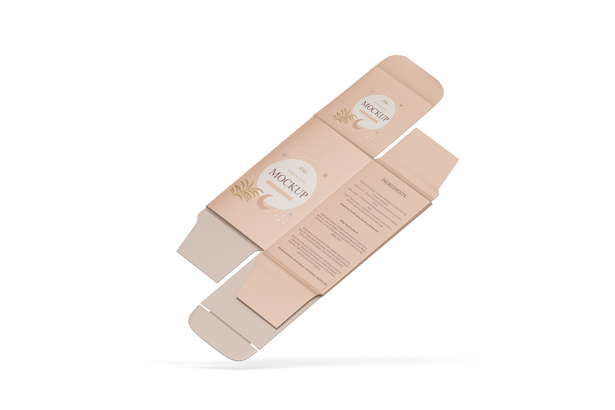 Unfolded Box Packaging Mockup, a Packaging Mockup by Ram Studio LLC (Photo 16 of 16)