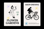 Flower People vector illustrations, a Person Illustration by dicreate (Thumbnail 4 of 14)