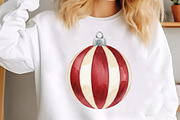 Watercolor Vintage Christmas Element, an Illustration by SinaCreation (Thumbnail 2 of 6)
