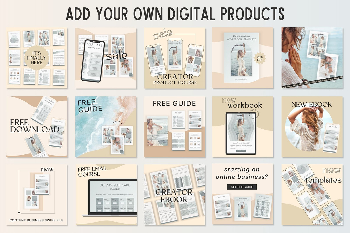 Canva Instagram Posts for Products, a Social Media Template by Made by Melody (Photo 4 of 10)