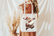 Quirky Santa and Reindeer PNG, an Illustration by Libby Wishes (Thumbnail 7 of 7)