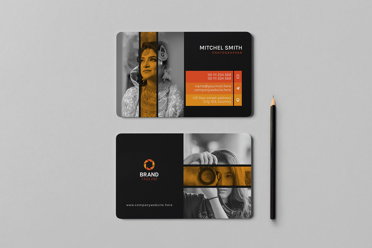 Photography Business Card Design, a Business Card Template by VectStock (Photo 5 of 5)