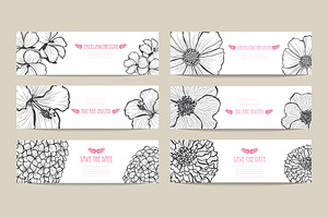 30 Floral Card Templates