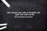 Chalk bundle for Procreate, a Brush Add-On by Eliza Moreno Illustration (Thumbnail 5 of 5)