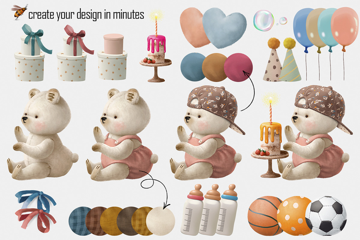 Teddy bear, an Illustration by TanyaSchuka (Photo 3 of 5)