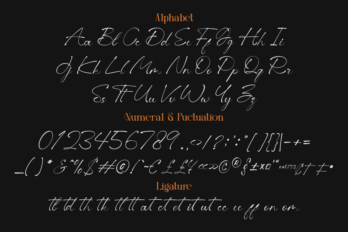 Lorenna - Elegant Duo Font, a Handwritten Font by MaikoHatta (Photo 7 of 11)