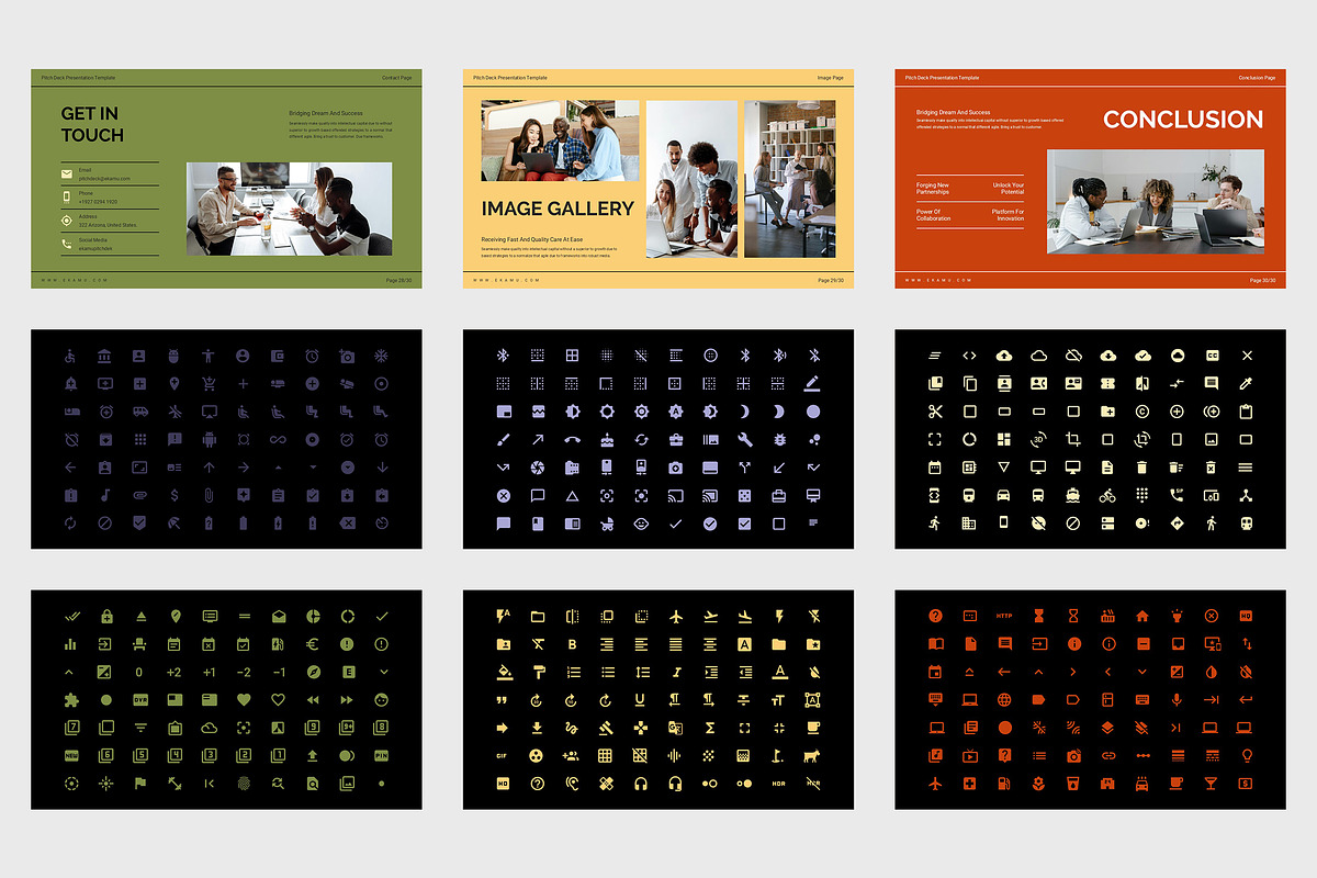 Ekamu : Pitch Deck Google Slides, a Presentation Template by Punkl Camp (Photo 6 of 9)