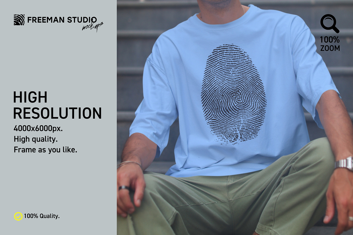 T-Shirt Mockup, a Shirt Mockup by Freeman Studio (Photo 6 of 15)