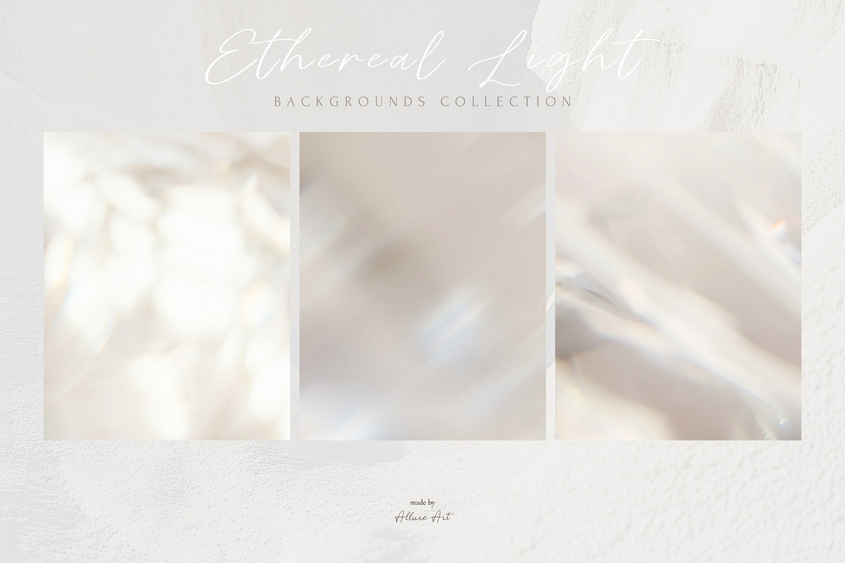 60 Ethereal Light Backgrounds Bundle, an Abstract Photo by Allure Art (Photo 28 of 31)