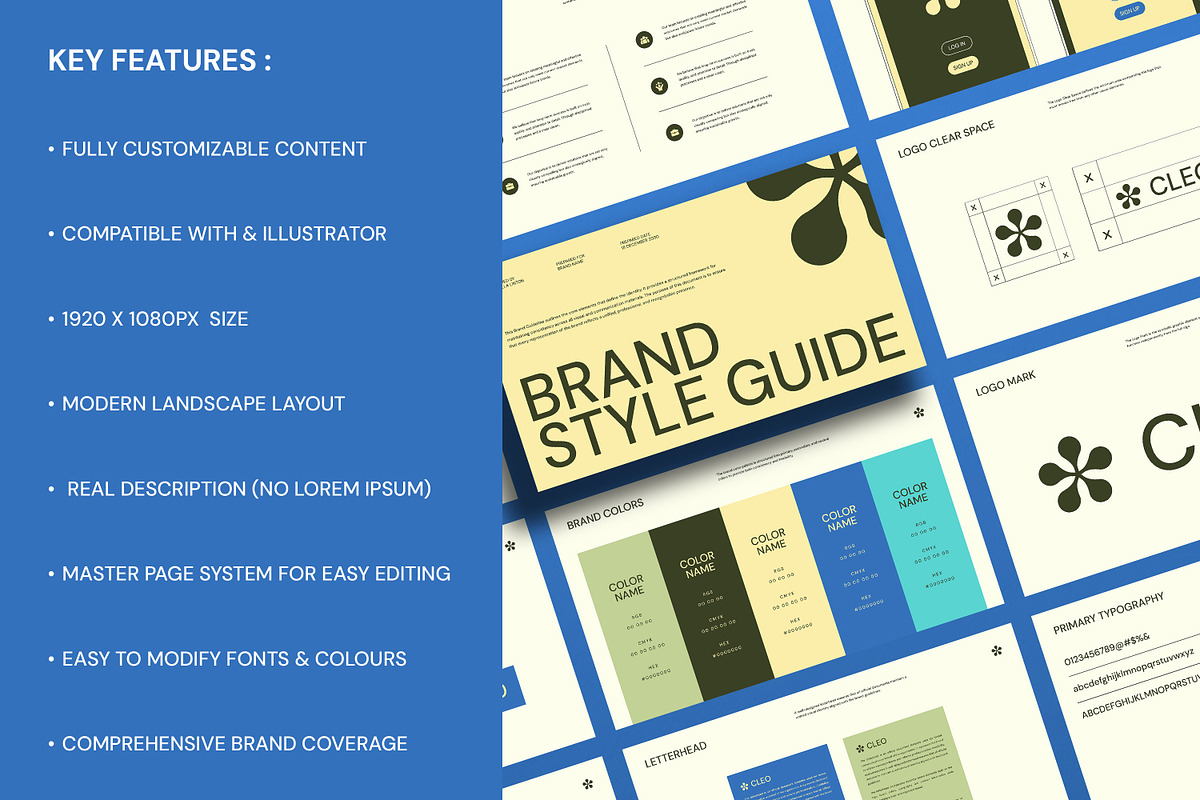CLEO | Bundle Brand Guidelines, a Presentation Template by Artisan Vibes (Photo 11 of 11)