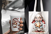 Whimsical Valentine Teddy Bear, an Illustration by one-touch (Thumbnail 2 of 18)