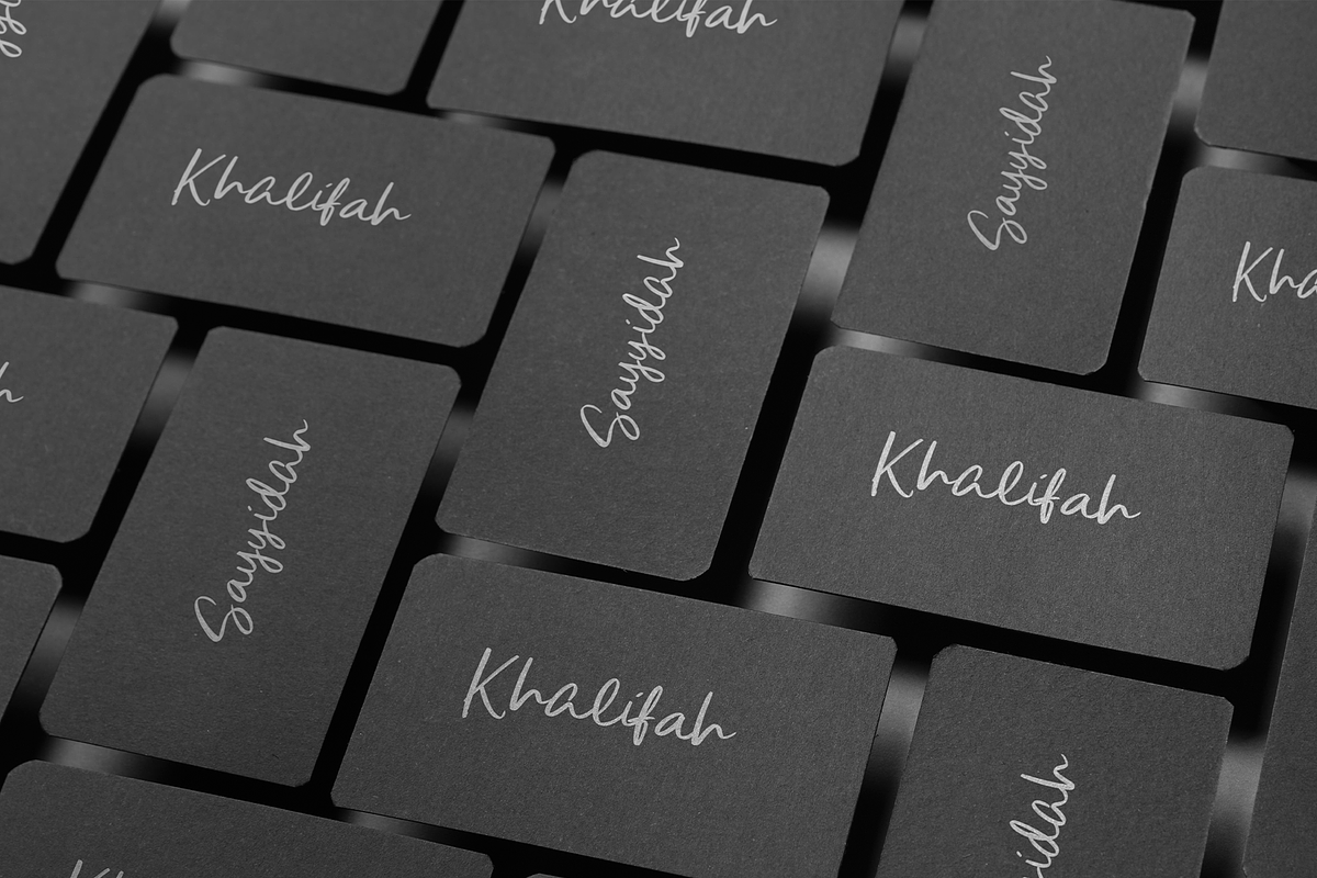 Tearoma - Handwritten Display Font, a Script Font by overlaytemplates (Photo 3 of 5)
