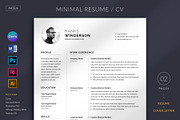 Resume/CV, a Resume Template by Orcshape Studio (Thumbnail 1 of 5)