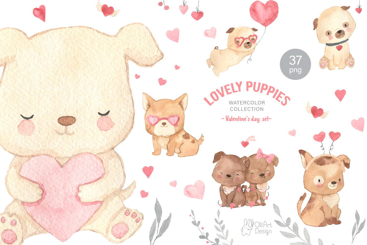 Kids BUNDLE. Watercolor, an Animal Illustration by OlliArtDesign (Photo 14 of 22)
