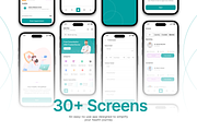 Provect - Health and Medical App UI, an UI Kit Template by restiyathena (Thumbnail 3 of 6)