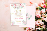Princess Swan Baby Shower Invite, an Invitation Template by SvetaArtStore (Thumbnail 9 of 9)