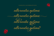 Luxuriougenics, a Script Font by Pollux of Geminorum (Thumbnail 8 of 12)