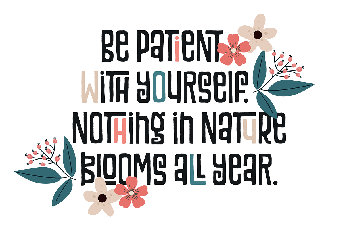 Vintage Rainbows Font, a Font by Denise Chandler (Photo 5 of 9)