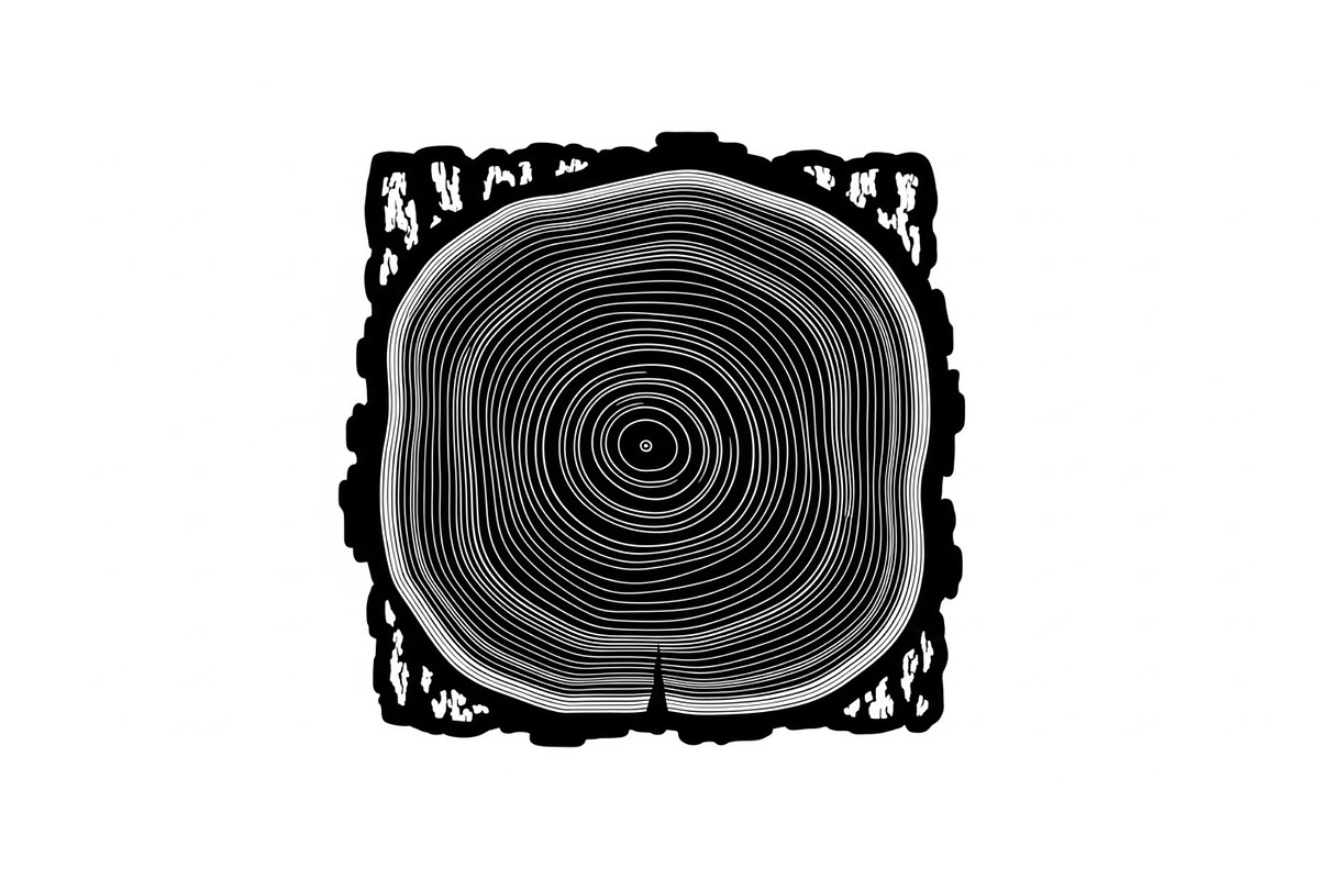 Rustic Wood Slice Frame Bundle, an Illustration by yasushie (Photo 9 of 31)