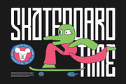 Aminoke || Modern Condensed Dosplay, a Sans Serif Font by Ermedia Studio (Thumbnail 2 of 10)