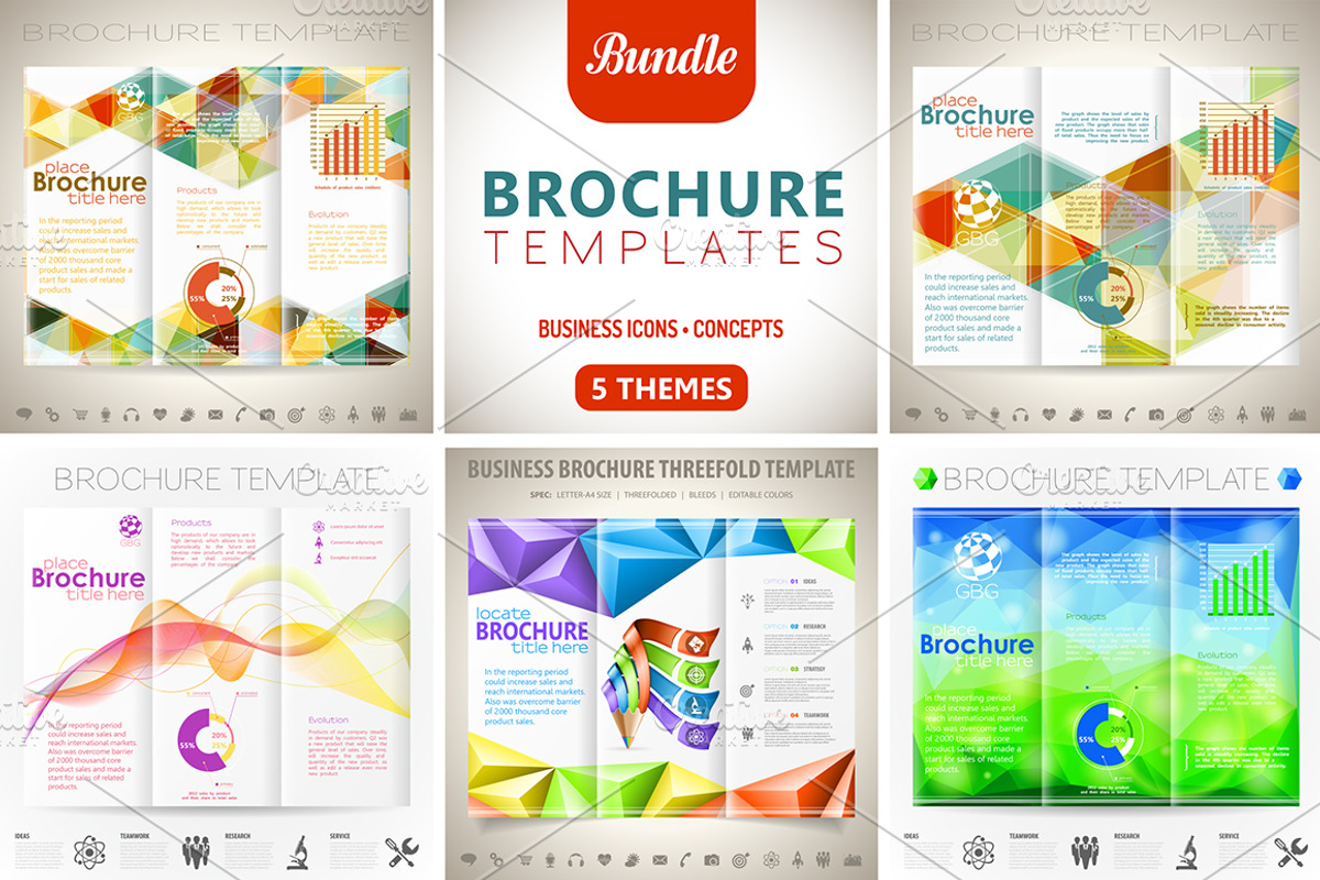 Brochure Templates, a Technology Illustration by TAlex (Photo 1 of 6)