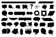 Speech Bubble Icon Set, a Graphic by AlexMstudio (Thumbnail 4 of 5)