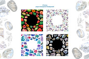 Watercolor minerals and gems, an Illustration by NataliMiasStore (Thumbnail 5 of 10)