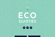 Eco Quotes - 61 Quotes Pack, a Social Media Template by Delightful Design (Thumbnail 8 of 8)