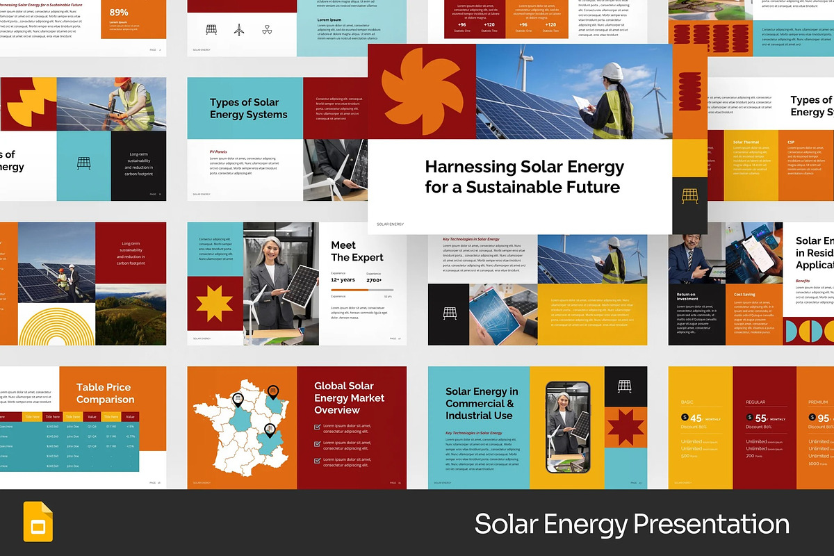 Solar Energy GSlides, PPoint, a Presentation Template by Fit-tee (Photo 1 of 2)