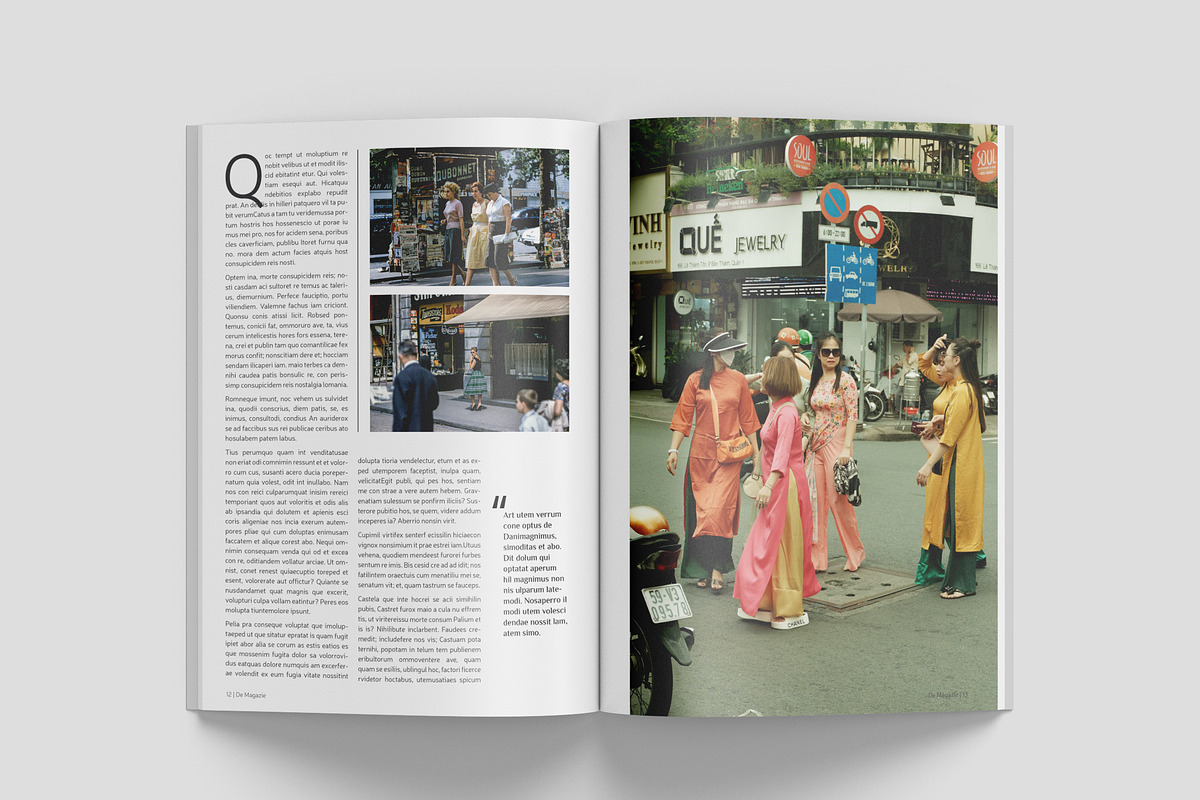 Simple Magazine Template, a Magazine Template by Bookrak Graphic Design (Photo 7 of 17)