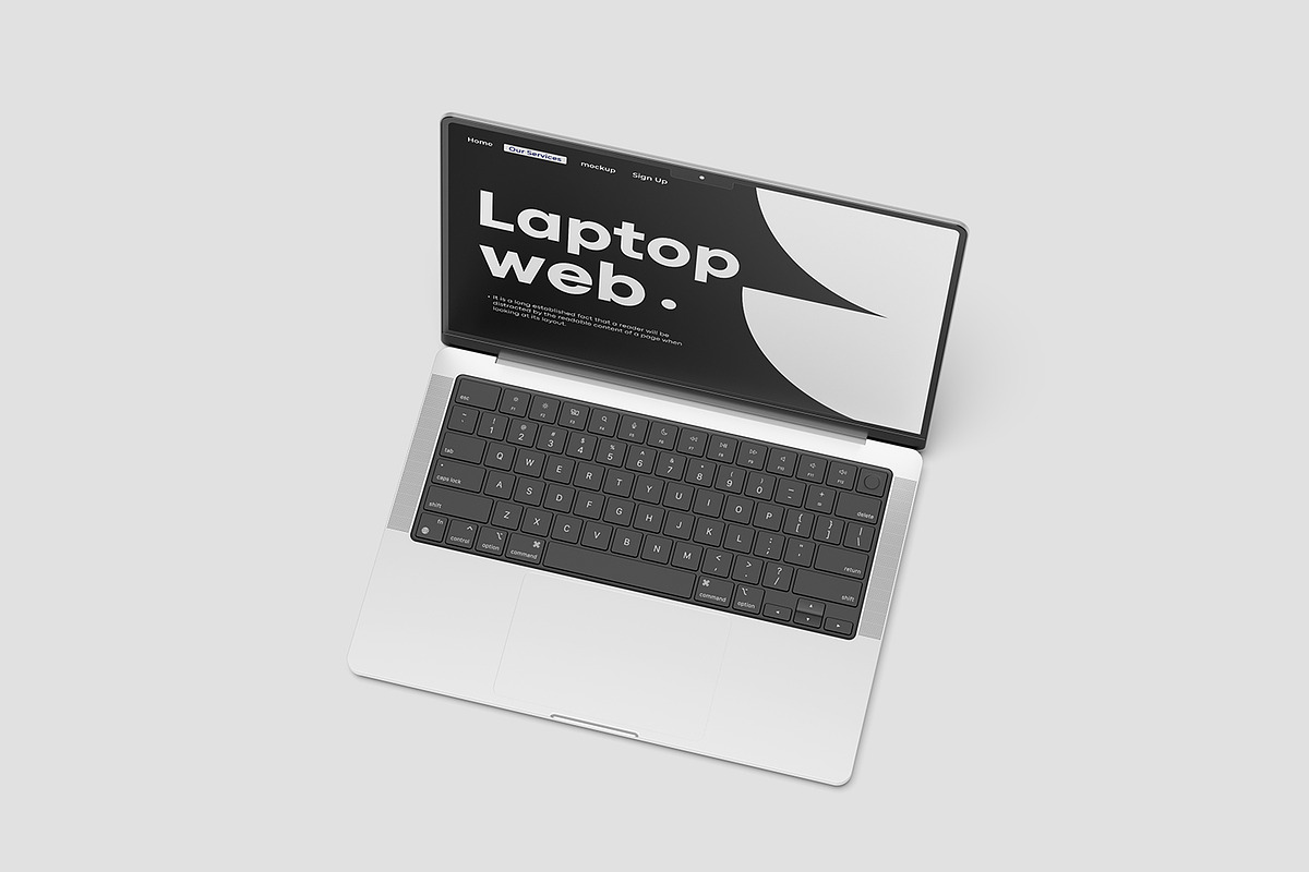 Laptop Mockup, a Mac Mockup by seramoe (Photo 4 of 5)