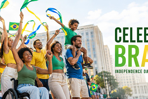 Brazil Independence Day celebration, a Photo by Dvoevnore photos