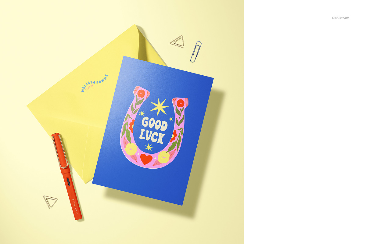 A5 Cards Mockup Set, a Merchandise Mockup by creatsy5 (Photo 7 of 17)