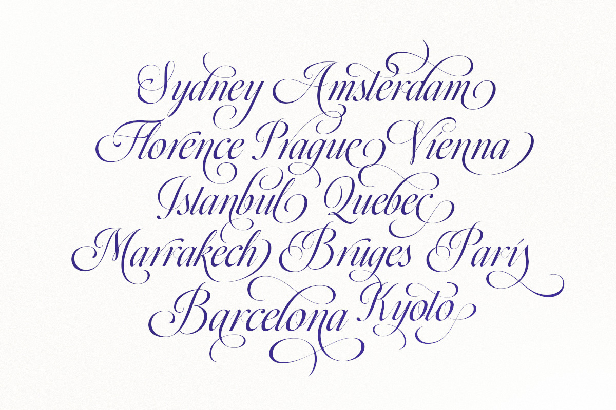 Mardigare - Luxury Script, a Script Font by Sarid Ezra (Photo 9 of 11)