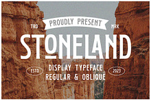 Stoneland- Display Font