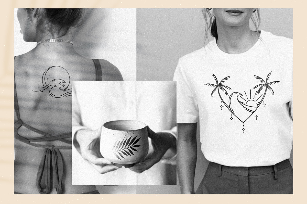 Summer vibes. Graphic collection., a Person Illustration by heyXeni (Photo 7 of 11)