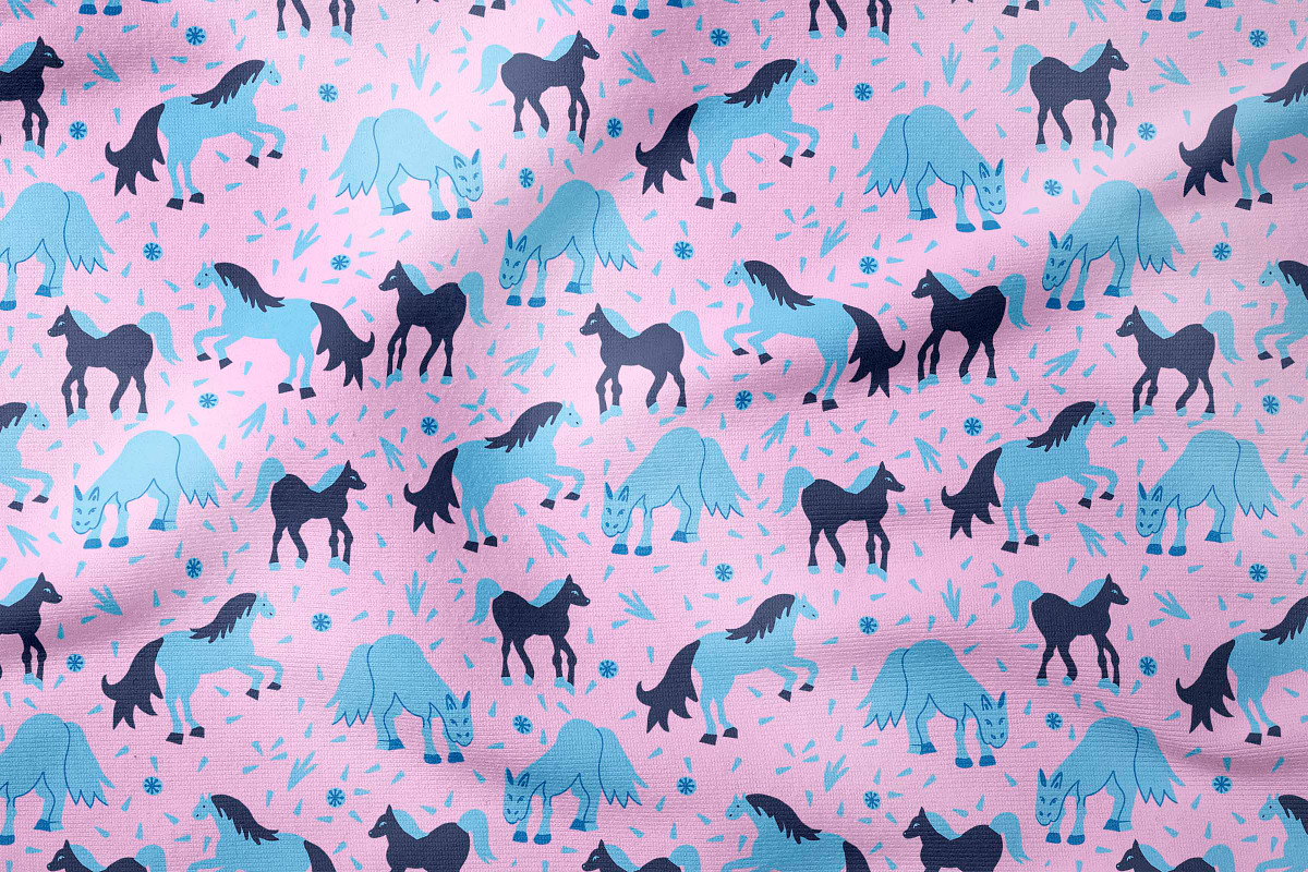 Christmas horse pattern svg, a Pattern Graphic by Lucyinyourheart (Photo 5 of 10)