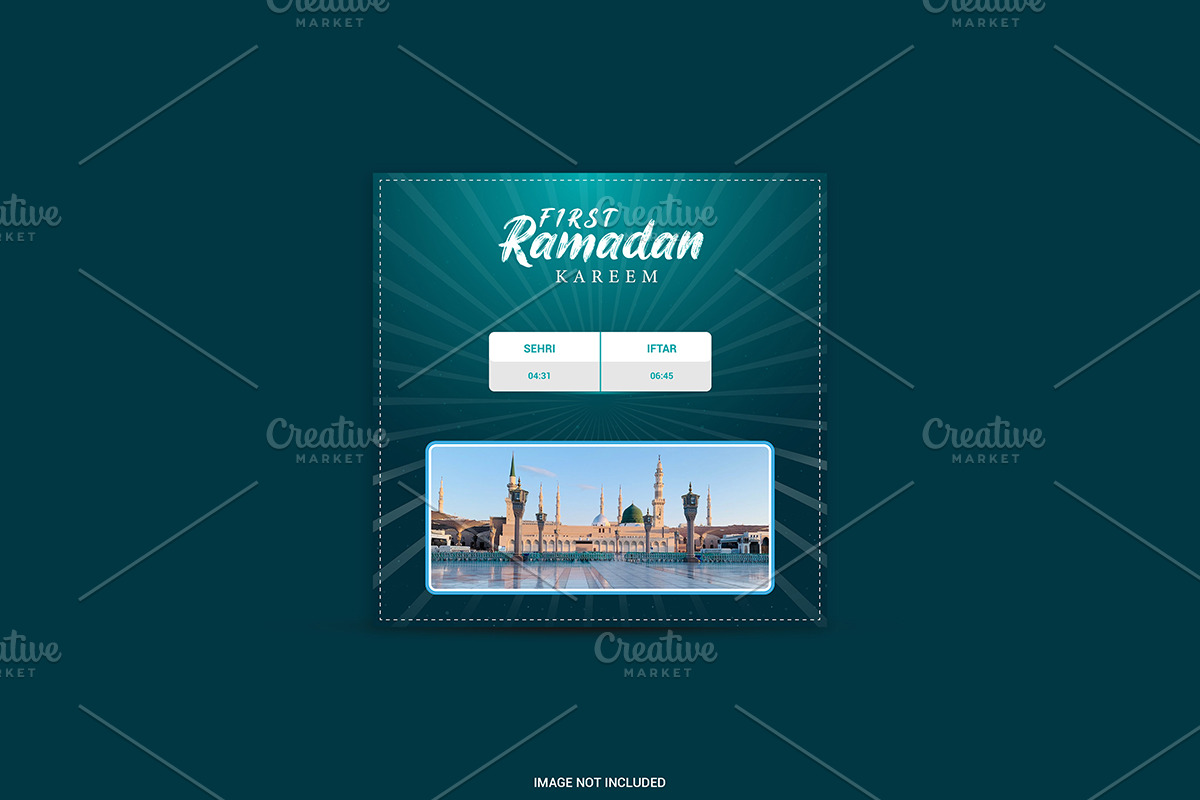 2025 Ramadan iftar poster template, a Social Media Template by graphics city