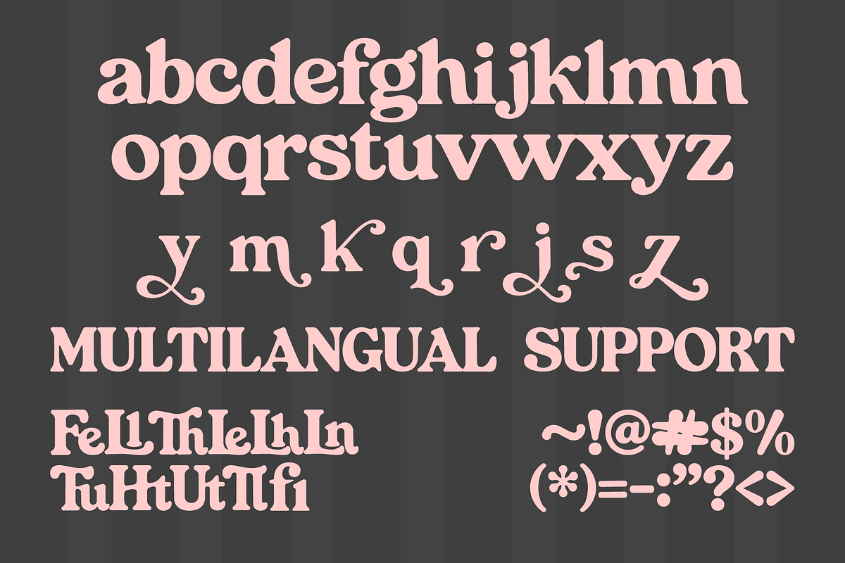 Berlin Avenue | Retro Serif Font, a Serif Font by Koplexs Studio (Photo 9 of 10)