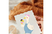 Whimsical Silly Goose bundle, an Animal Illustration by Oleksandra Illustrates (Thumbnail 15 of 18)