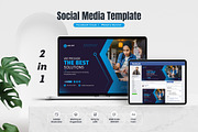 Facebook & web cover banner template, a Templates & Theme by zahidhossainalif (Thumbnail 1 of 4)