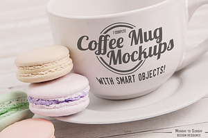 7 Coffee Cups Logo Mockups!